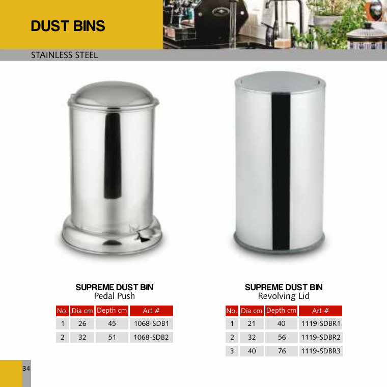 Supreme Dust Bin - Pedal Push